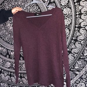 Maroon oversized sweater (Small)